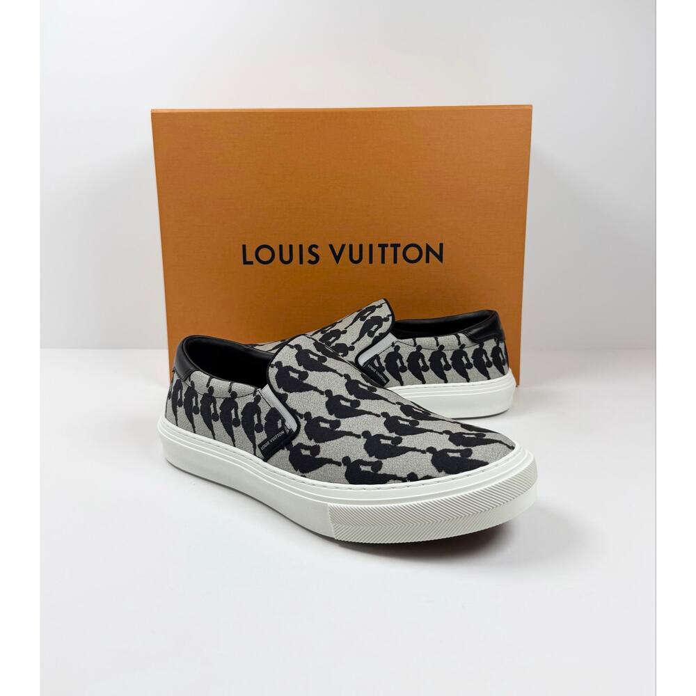 Size 7LV/8US - Louis Vuitton x NBA Trocadero Slip On NEW - Picture 2 of 11